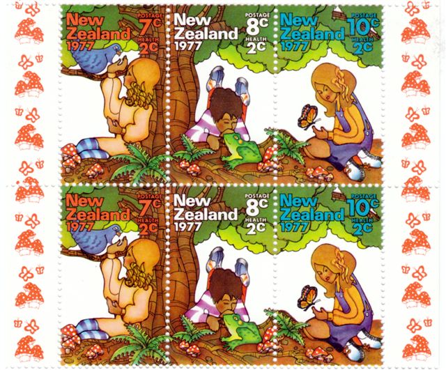 Fliegenpilze-Briefmarken-Neuseeland