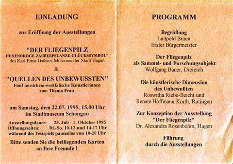 Einladung Flipi  Ausstellung Schongau