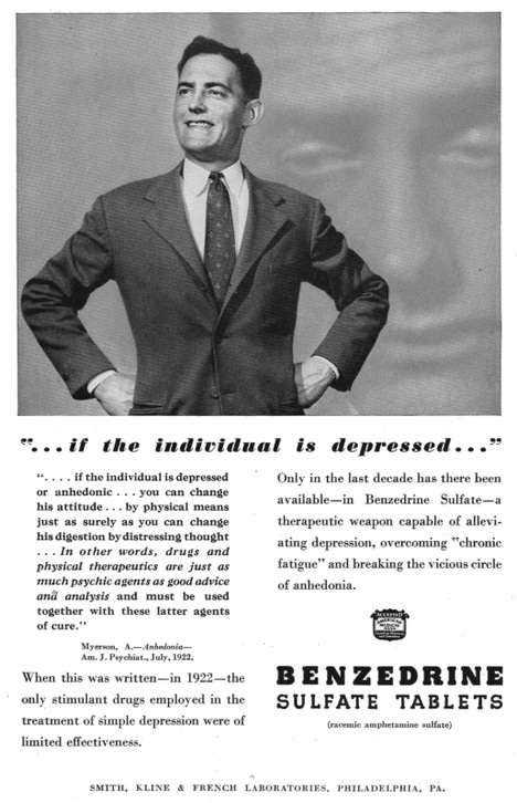 Benzedrine Werbung von 1945