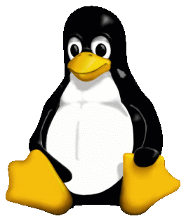 Tux, das Linux-Maskottchen (Originalversion von Larry Ewing)